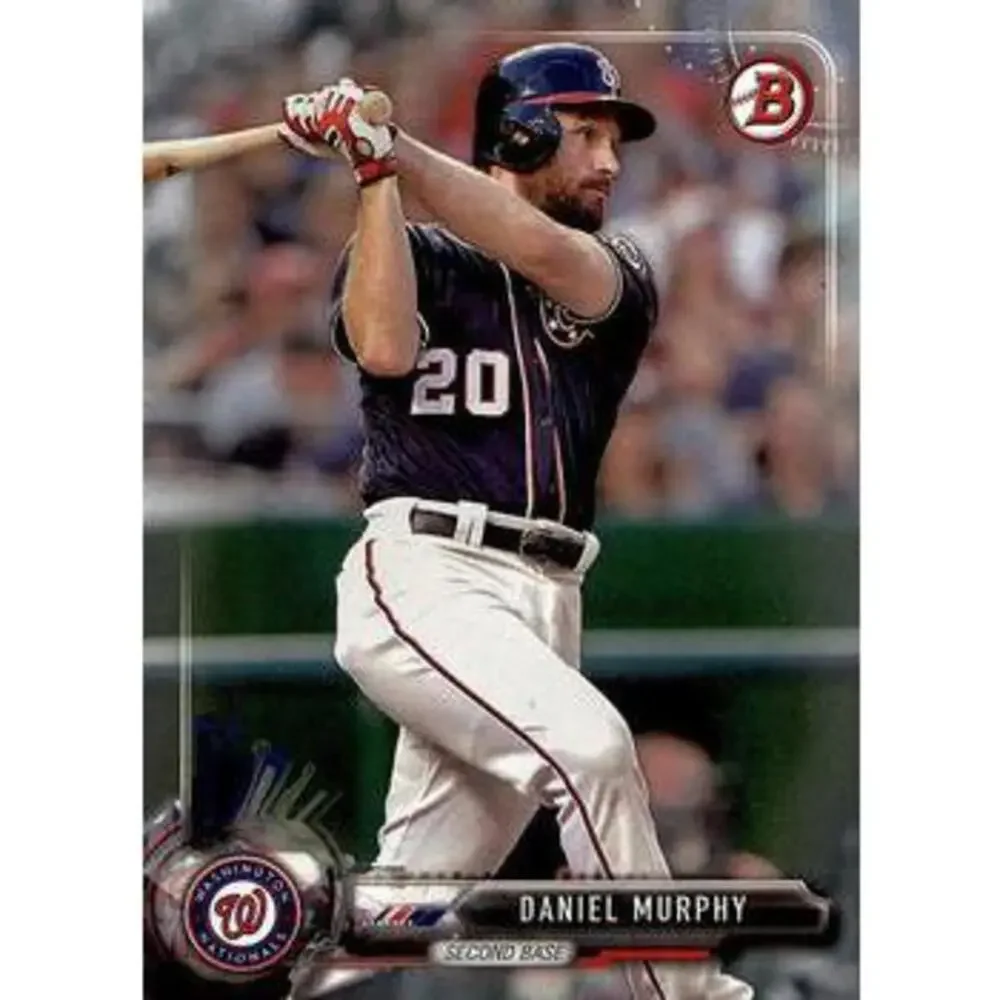 2017 Bowman Daniel Murphy # 97 Washington Nationals